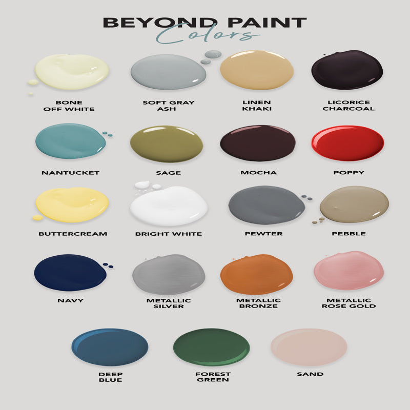 Beyond Paint All-In-One Matte Sand Water-Based Paint Exterior and Interior 1 qt