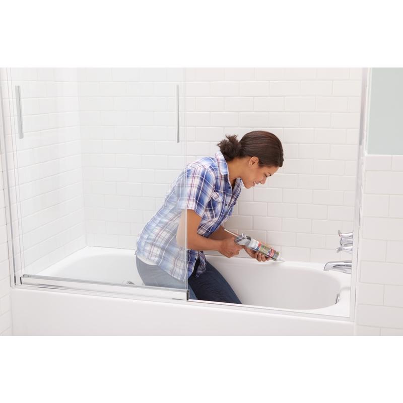 GE Advanced Clear Silicone 2 Kitchen and Bath Caulk Sealant 10.1 oz