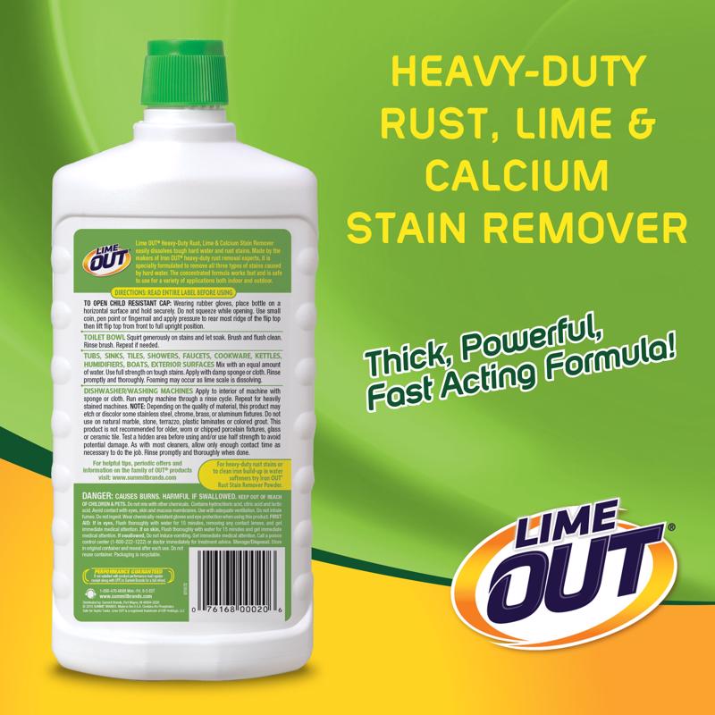 LimeOut Extra No Scent Rust & Calcium Stain Remover 24 oz Liquid