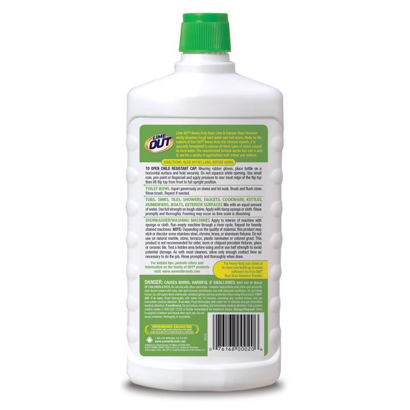 LimeOut Extra No Scent Rust & Calcium Stain Remover 24 oz Liquid