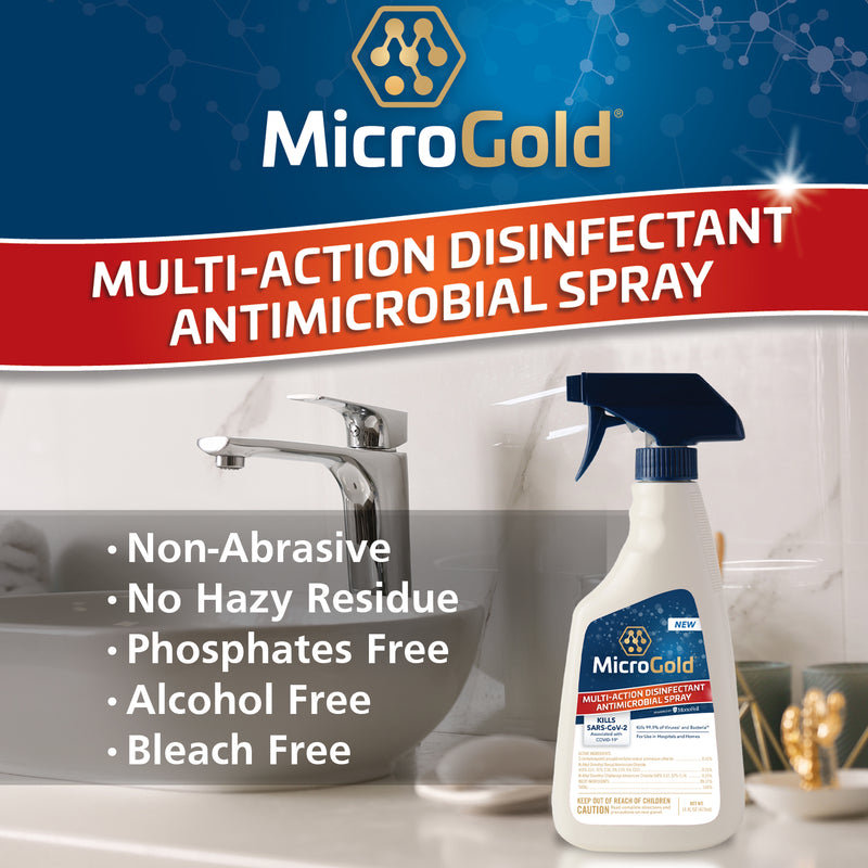 MicroGold No Scent Antibacterial Disinfectant 16 oz 1 pk