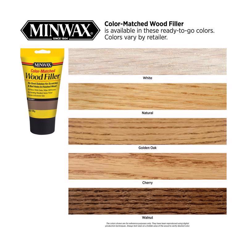 Minwax Color-Matched Cherry Wood Filler 6 oz