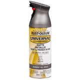 Rust-Oleum Universal Metallic Gunmetal Gray Paint+Primer Spray Paint 11 oz