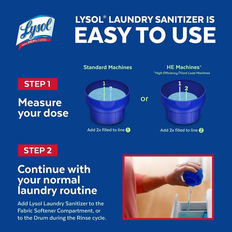 Lysol Crisp Linen Scent Fabric Sanitizer Liquid 41 oz 1 pk