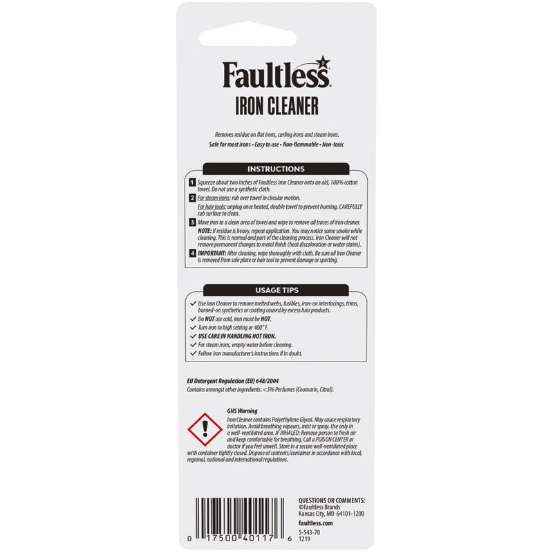 Faultless No Scent Sticky Residue Remover Gel 1 oz 1 pk