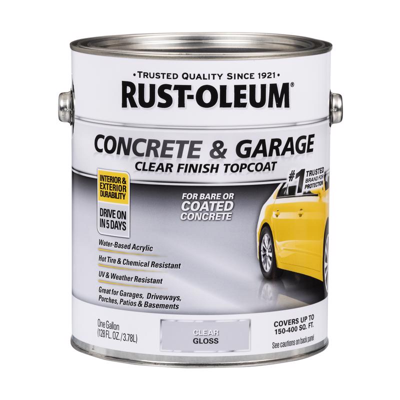 Rust-Oleum Concrete & Garage Gloss Clear Floor Paint 1 gal