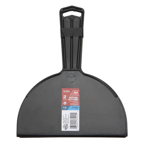 PUTTY KNIFE POLY 6"W 2PK