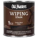 Old Masters Semi-Transparent Carbon Black Oil-Based Wiping Stain 1/2 pt
