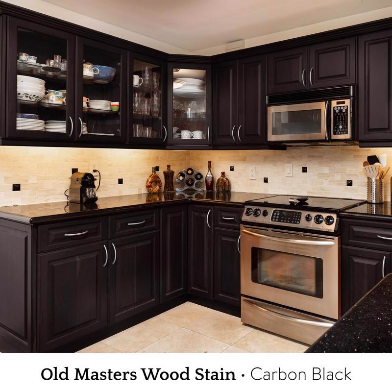 Old Masters Semi-Transparent Carbon Black Oil-Based Wiping Stain 1/2 pt