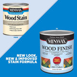 Minwax Wood Finish Water-Based Semi-Transparent Clear Tint Base Wood Stain 1 qt