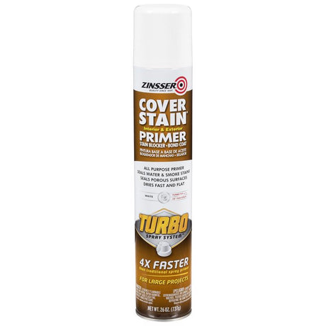 Zinsser CoverStain White Flat/Matte Primer 26 oz