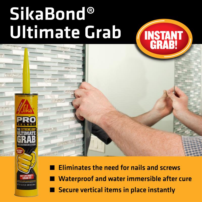 Sika Ultimate Grab Polyurethane Construction Adhesive 10.1 oz