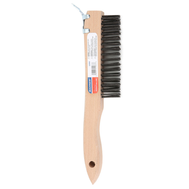 WIRE BRUSH W/SCRP 9.5"L