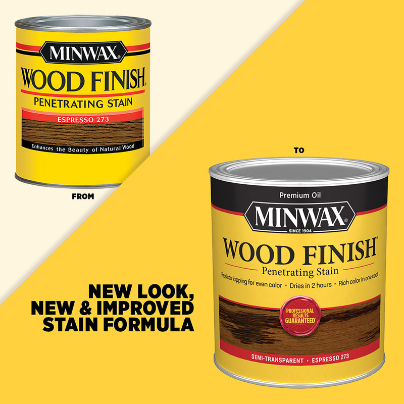 Minwax Wood Finish Semi-Transparent Aged Barrel Oil-Based Penetrating Wood Stain 1 qt