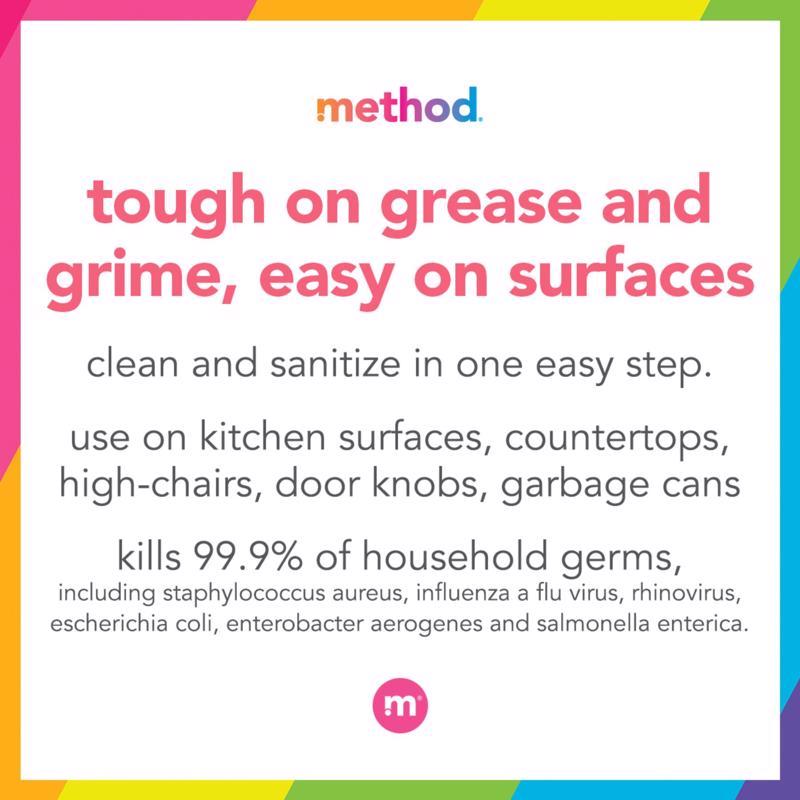 Method Citron Scent Antibacterial Cleaner Liquid 28 oz