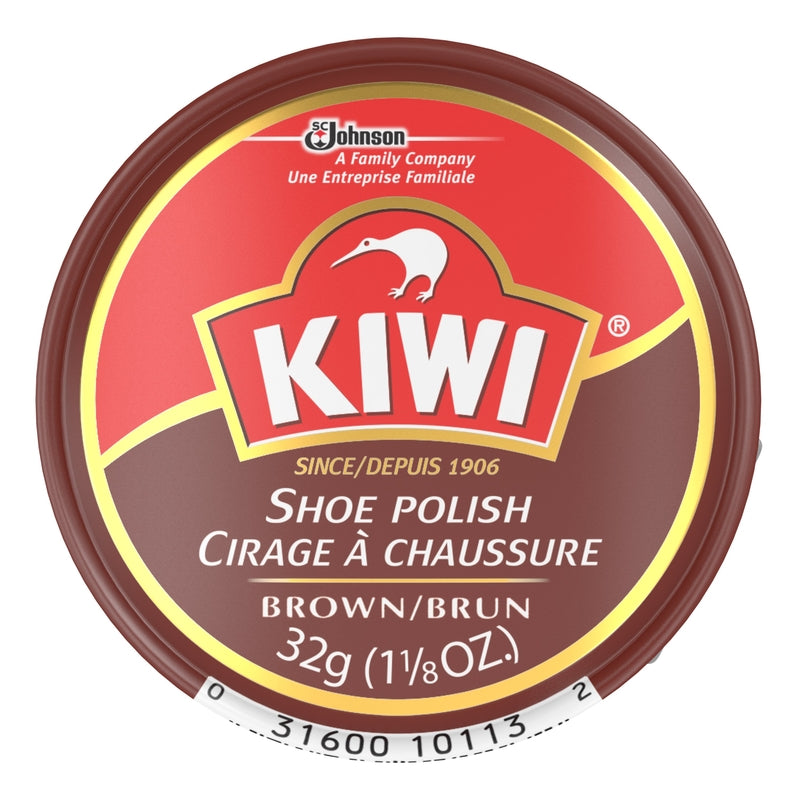 Kiwi Brown Shoe Polish 1-1/8 oz