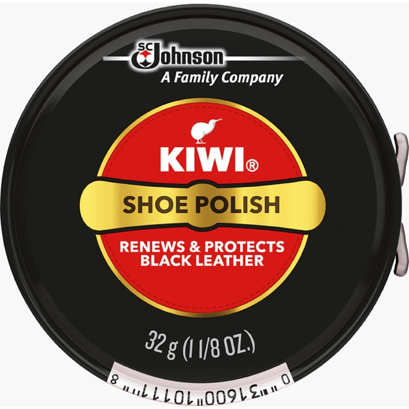 Kiwi Black Shoe Polish 1-1/8 oz