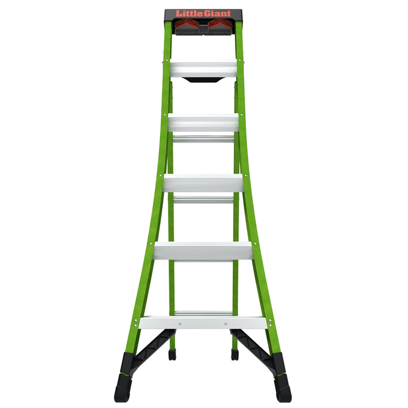 Little Giant King Kombo 10 ft. H Fiberglass Telescoping Multi-Position Ladder Type IAA 375 lb. capac