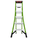 Little Giant King Kombo 10 ft. H Fiberglass Telescoping Multi-Position Ladder Type IAA 375 lb. capac
