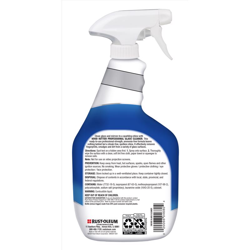 Krud Kutter Pro No Scent Glass Cleaner 32 oz Liquid