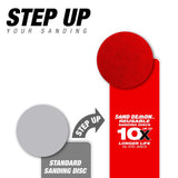 Diablo SandNet 5 in. Ceramic Blend Hook and Lock Sanding Disc 100 Grit Medium 10 pk