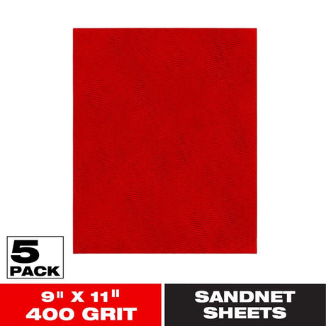 Diablo SandNet 9 in. L X 11 in. W 400 Grit Ceramic Blend All Purpose Sandpaper 5 pk