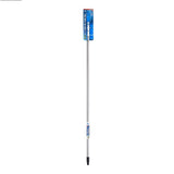 Unger 60 in. L X 1.75 in. D Aluminum Dual Ended Pole Silver/Blue