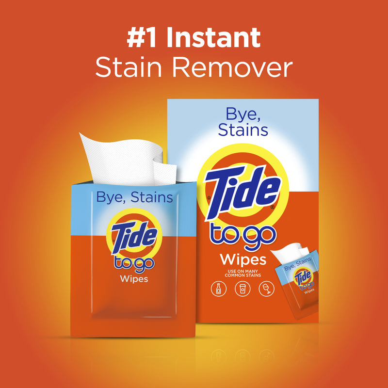 Tide To Go No Scent Stain Remover 10 wipes Wipes