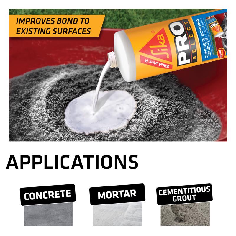 Sika Concrete Acrylic Fortifier 1 qt Off White