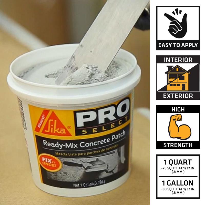 Sika Pro Select Concrete Patch 1 qt Gray