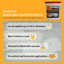 Sika Pro Select Concrete Patch 1 qt Gray