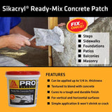 Sika Pro Select Concrete Patch 1 gal Gray