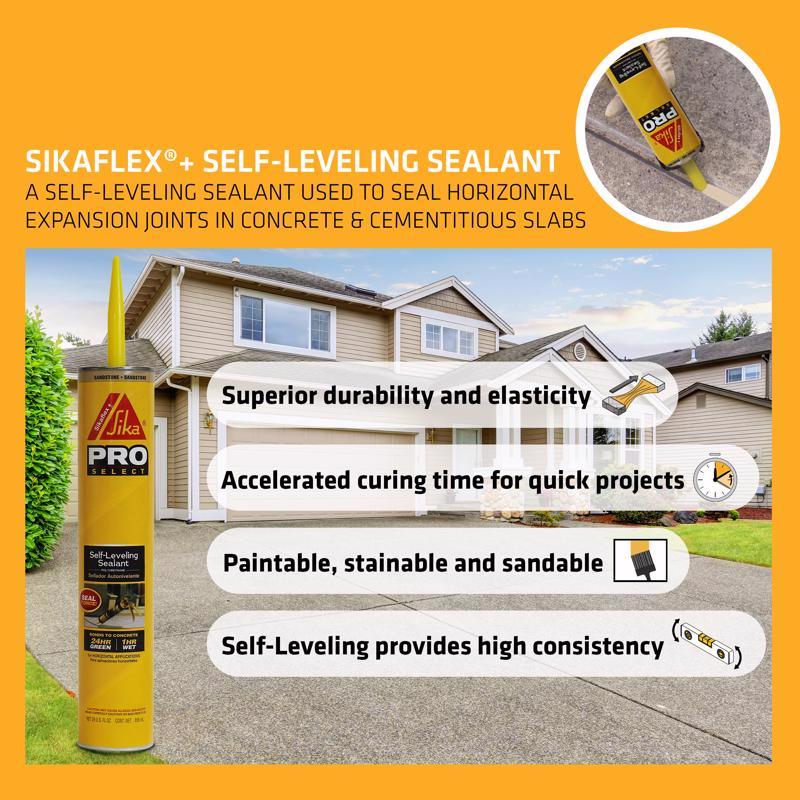 Sika Sandstone Polyurethane Self-Leveling Concrete Crack Self-Leveling Sealant 29 oz