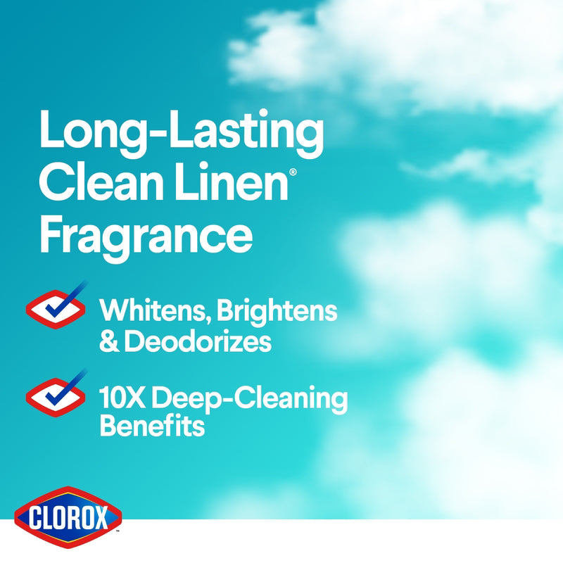 Clorox Splash-Less Clean Linen Scent Bleach 40 oz