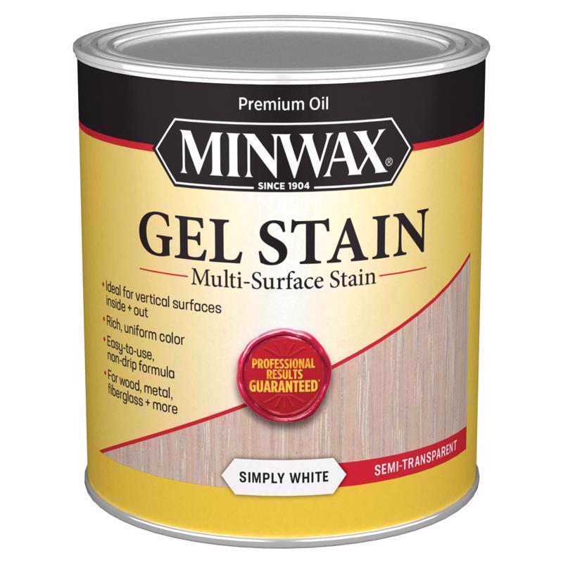 GEL STAIN TRAN WHT 1QT