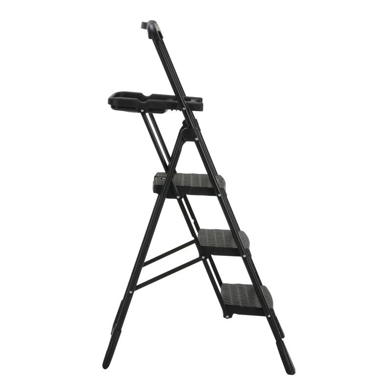 Cosco 60.98 in. H X 21.65 in. W X 3.31 in. D 250 lb. capacity 3 step Steel Folding Step Stool
