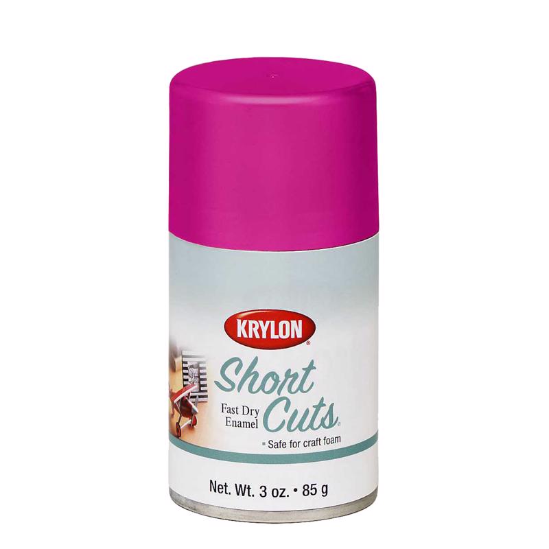 Krylon Short Cuts Gloss Hot Pink Spray Paint 3 oz