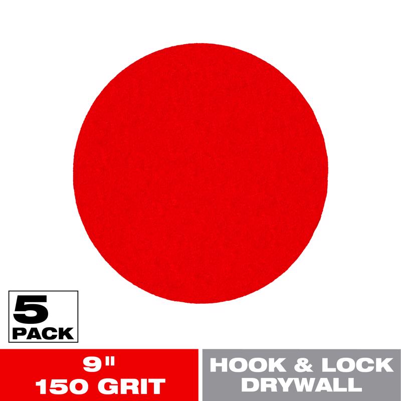 Diablo Hook and Lock 9 in. L X 9 in. W Aluminum Oxide 150 Grit Fine Drywall ROS Disk