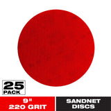 Diablo SandNet 9 in. L X 9 in. W Ceramic 220 Grit Ultra Fine Drywall Sand Pad