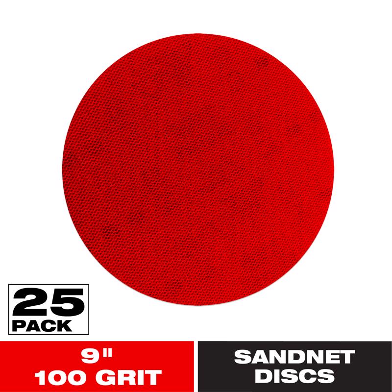 Diablo SandNet 9 in. L X 9 in. W Ceramic 100 Grit Medium Drywall Sand Pad