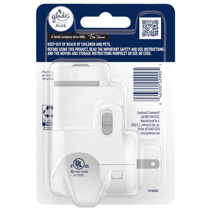 Glade Plug-Ins None Scent Air Freshener Oil Warmer 1 oz Liquid