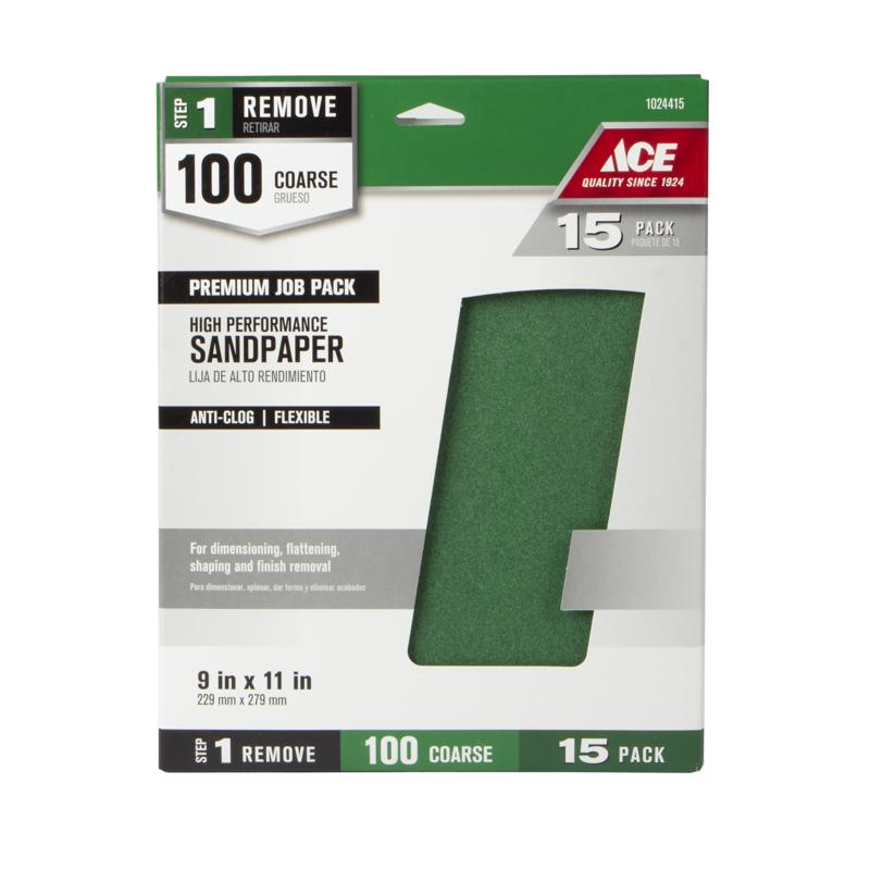 SANDPAPER 9X11" 100G 15P