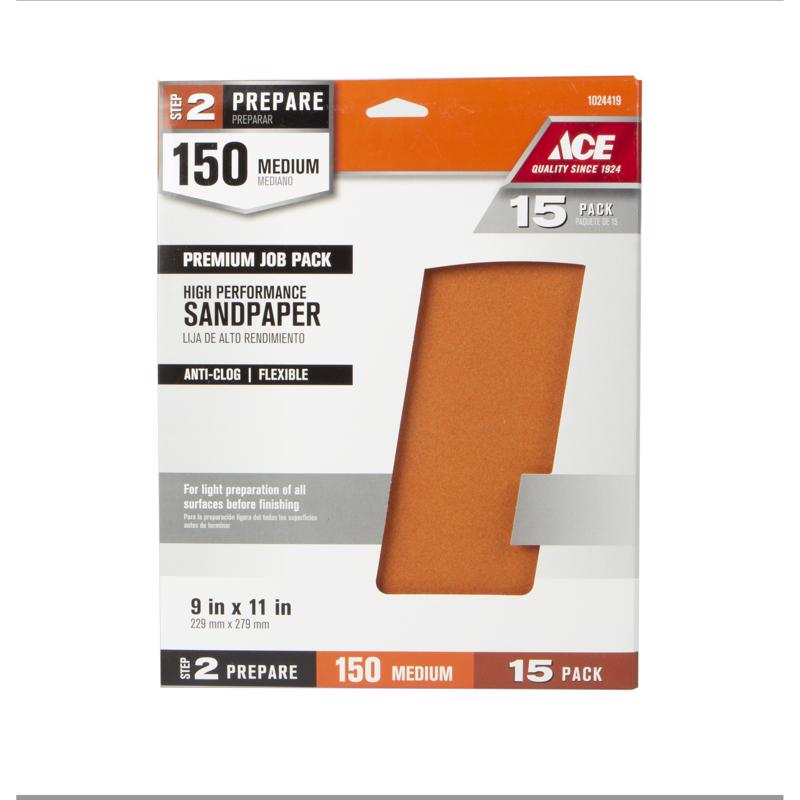 SANDPAPER 9X11" 150G 15P