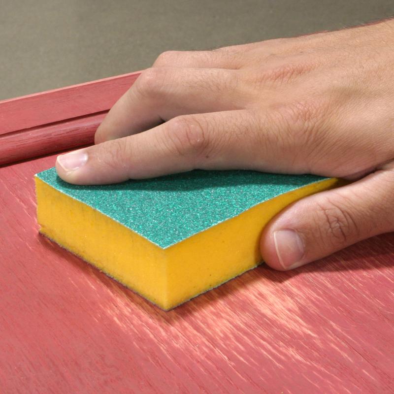 Ace 5 in. L X 3 in. W X 1 in. 80 Grit Medium 2-Sided Sanding Sponge