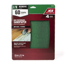 SANDPAPER 9X11" 60G 4PK