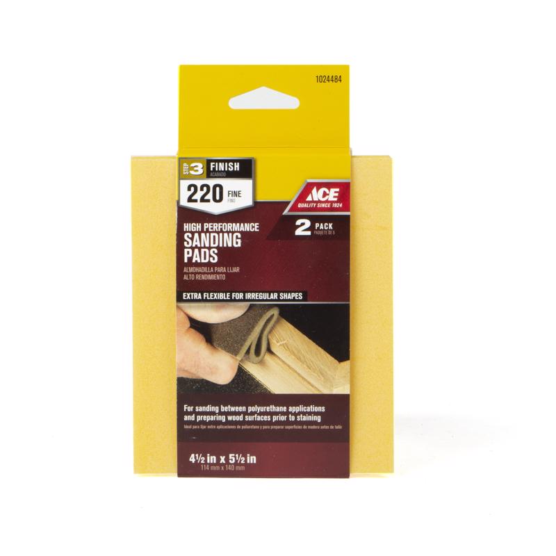 HAND SAND PAD 220G 2PK