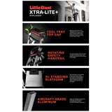 Little Giant Xtra-Lite Plus 5 ft. H Aluminum Step Ladder Type IAA 375 lb. capacity