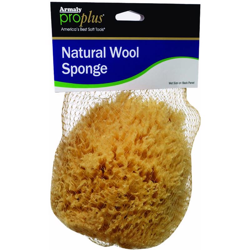 NATURAL WOOL SPNG MD 8"W