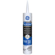 GE Supreme Silicone Caulk Waterproof Sealant 10 oz Cartridge White Pack of 12