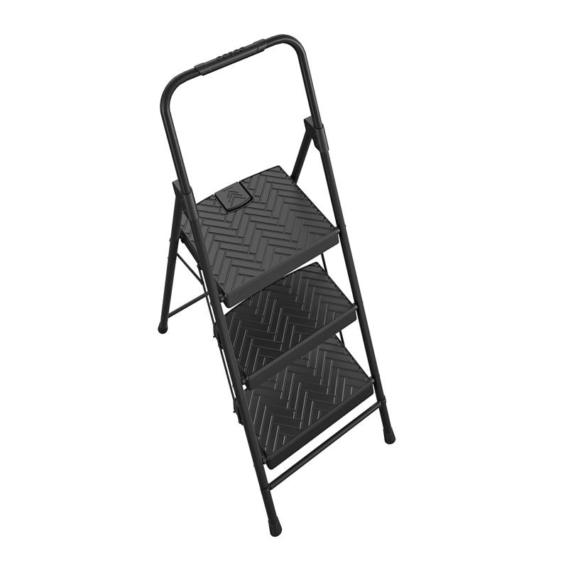 Cosco 53.54 in. H X 18.5 in. W X 2.36 in. D 300 lb. capacity 3 step Steel Step Stool